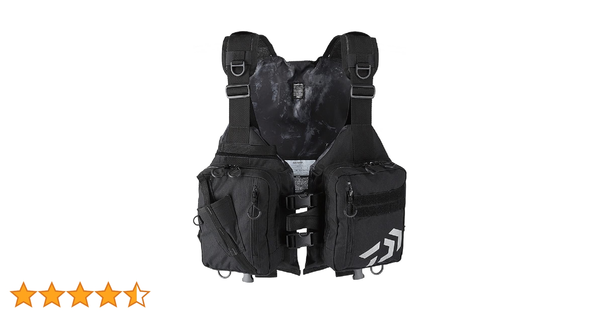 [ダイワ] DF-6421 ライトフロートゲームベスト フリー ブラック DF-6421 ライトフロートゲームベスト 1個 DAIWA(ダイワ) 【通販